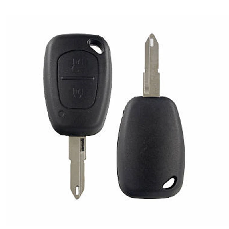 DAKATU 10PCS 2 Button Remote Car Key Shell Case Blank For Renault Traffic Master Kangoo Vivaro Movano NE73 KEY BLADE