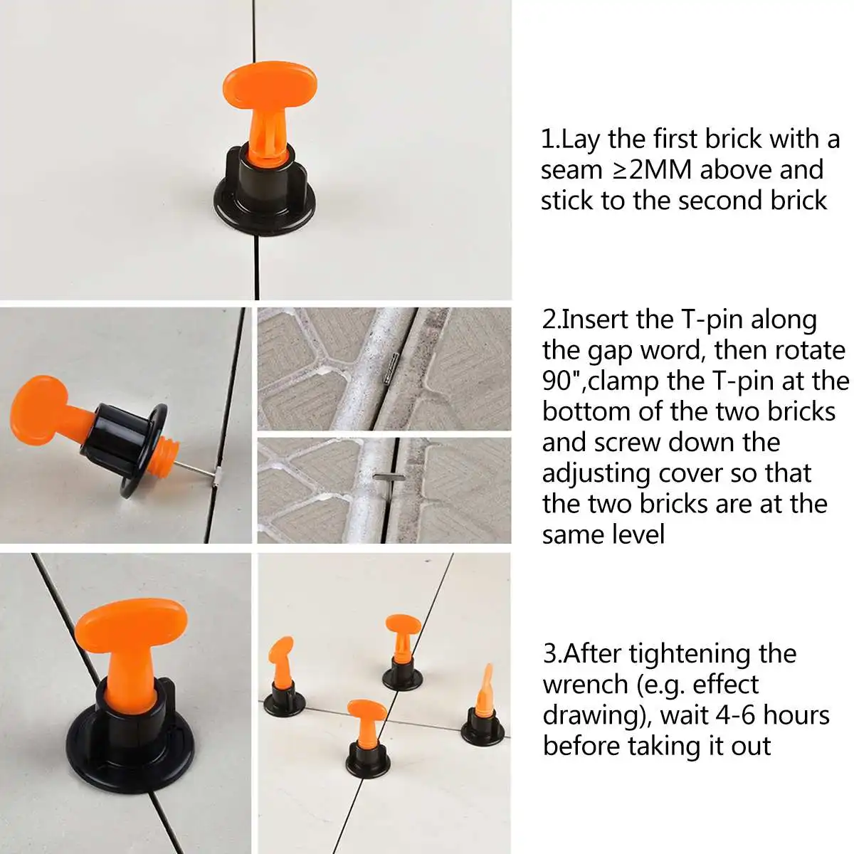 246Pcs Level Wedges Tile Spacers For Flooring Wall Tile Spacer Carrelage Tile Leveling System Leveler Locator Spacers Plier