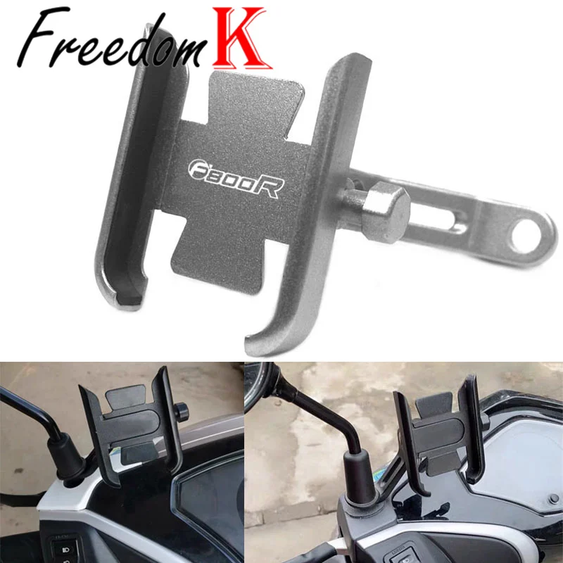 Motorcycle Phone Holder Accessories Fit For  F800R F-800R F 800R 2009-2019 2018 2017 2016 CNC Aluminum Mobile Stand Holder