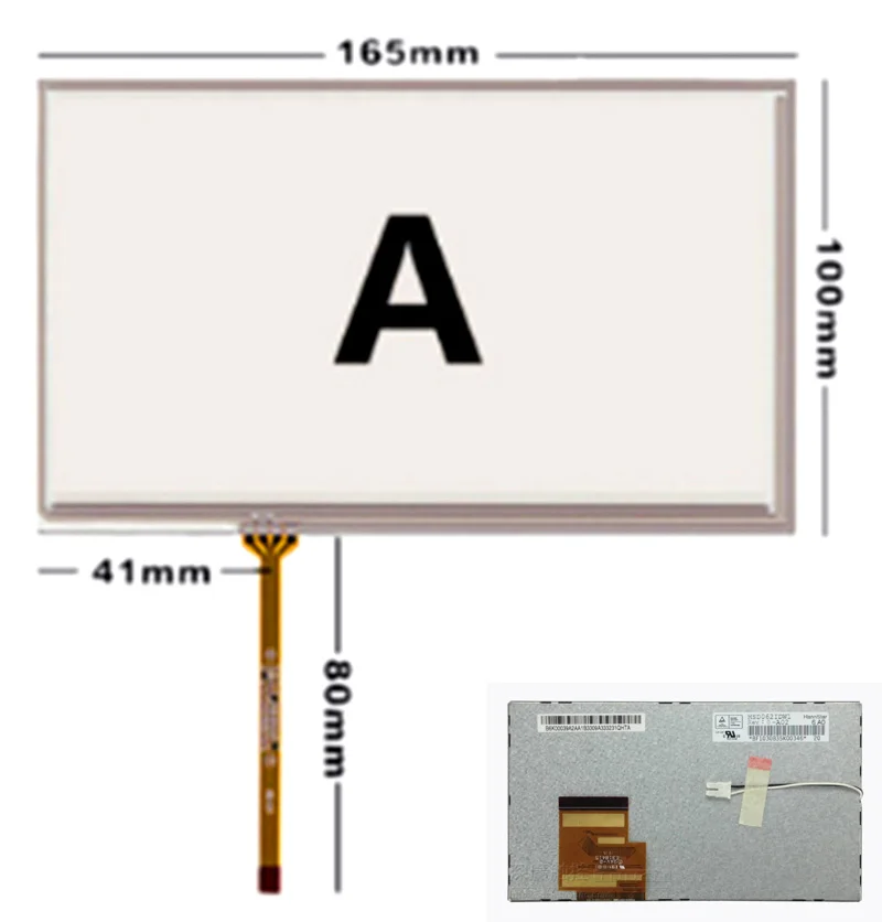 free shipping 6.2inch 155*88 MM CLAA062LA02 CW  lcd screen touch screen CLAA062LA02CW