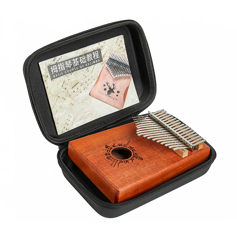 YYL 17 keys Kalimba bag eva Xylophone high-capacity digital keybed Musical instrument Accessorie lightup key board Thumb piano