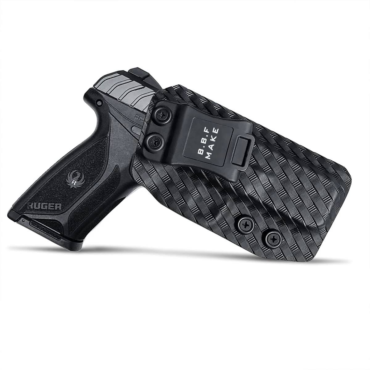 

Ruger Security 9 Holster, Carbon Fiber Kydex Holster IWB for Ruger Security-9 Pistol - Inside Waistband Concealed Carry