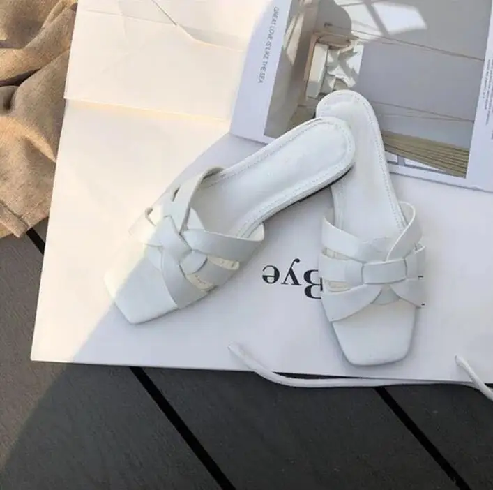 New Arrival Women Slippers Summer Slides Open Toe Flat Casual Shoes Leisure Sandal Female Beach Flip Flops Big Size 41 42 43