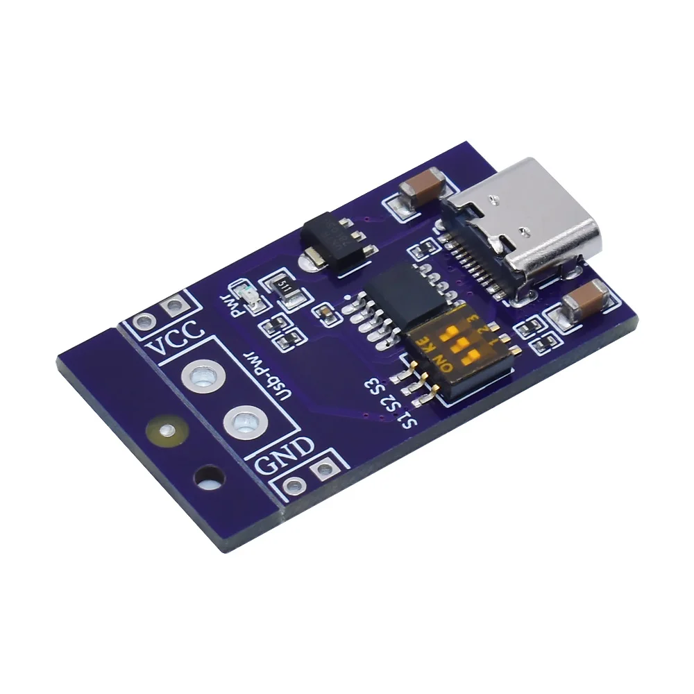 Type-C QC AFC PD2.0 PD3.0 to DC Spoof Scam Fast Charge Trigger Polling Detector USB-PD Notebook Power Supply Change Board Module