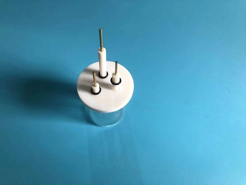 Герметичный электролитический элемент C001, прямой, с пятью портами, герметичный электролитический элемент, трехэлектродная система, обычный электролитический элемент