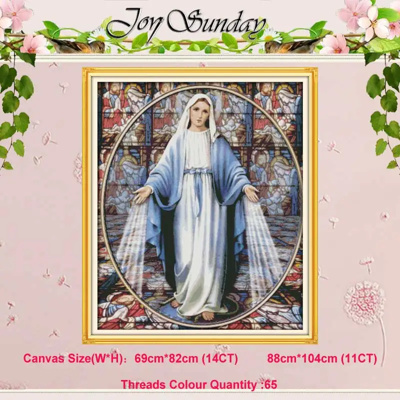 Religious figure Jesus Goddess patterns counted 11CT 14CT Cross Stitch Set DIY Cross-stitch Kit Embroidery Needlework Home Decor