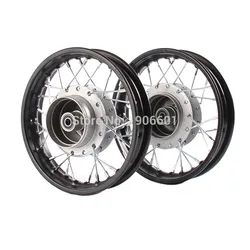 Front and Rear 10 inch Aluminum Alloy Wheel Rims Drum Brake hub for KTM CRF Kayo BSE Apollo Axle hole 12mm