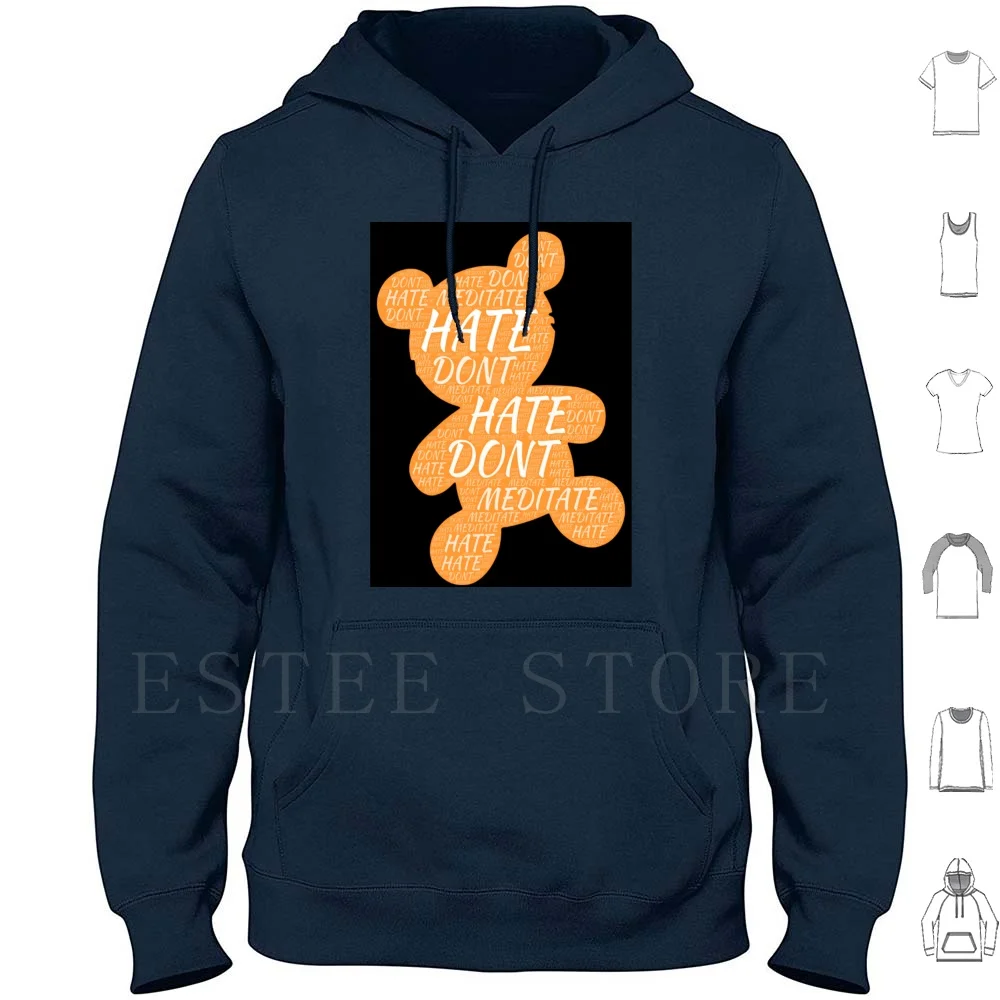 Dont Hate Meditate Hoodies