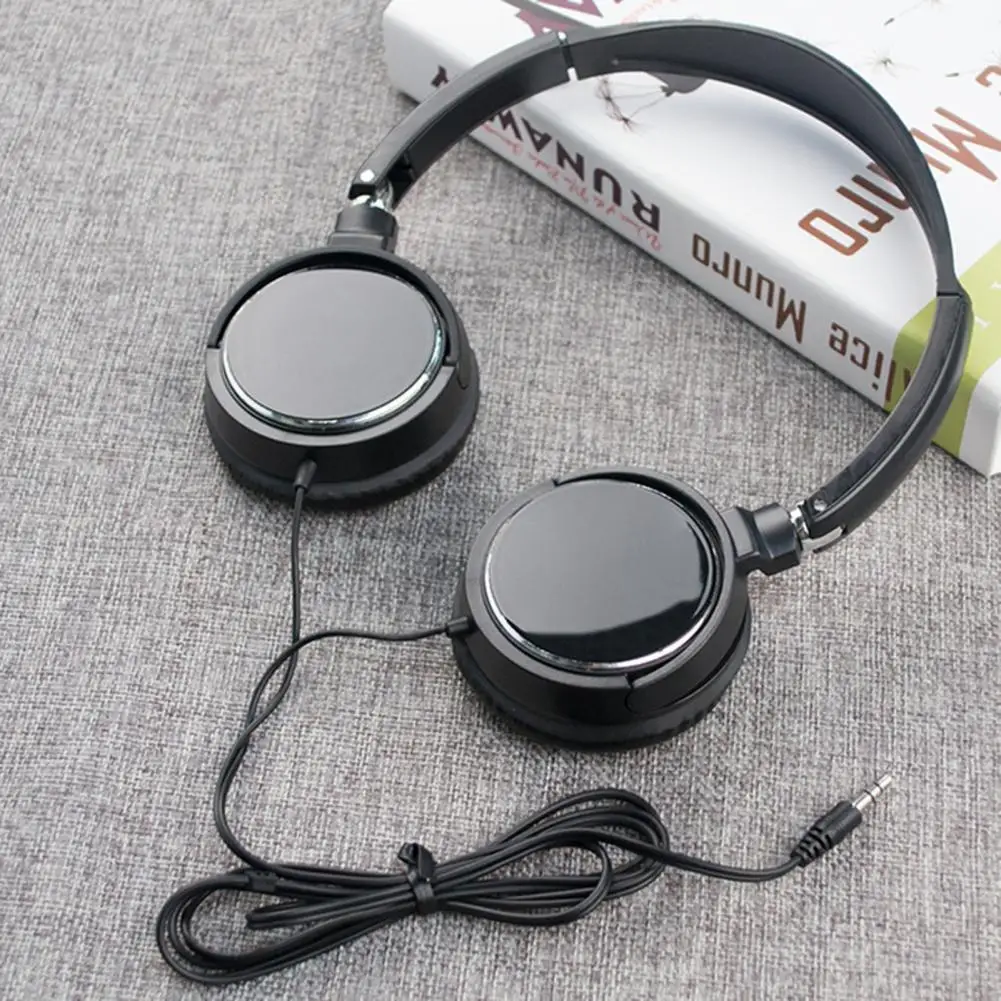 Wired Headphones Over Ear Headset HiFi Sound Noise Canceling Music Stereo Earphones Gaming Wired Headset For PC Mobile Phone