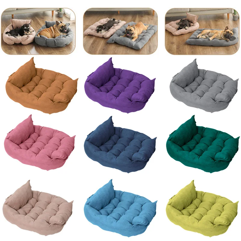 Multifunktionales Französisches Bulldoggen-Haustiersofa-Bett für kleine und mittelgroße Hunde, Katzen, Mops, weiche Welpenmatte, Haustierzubehör. – Detail 2