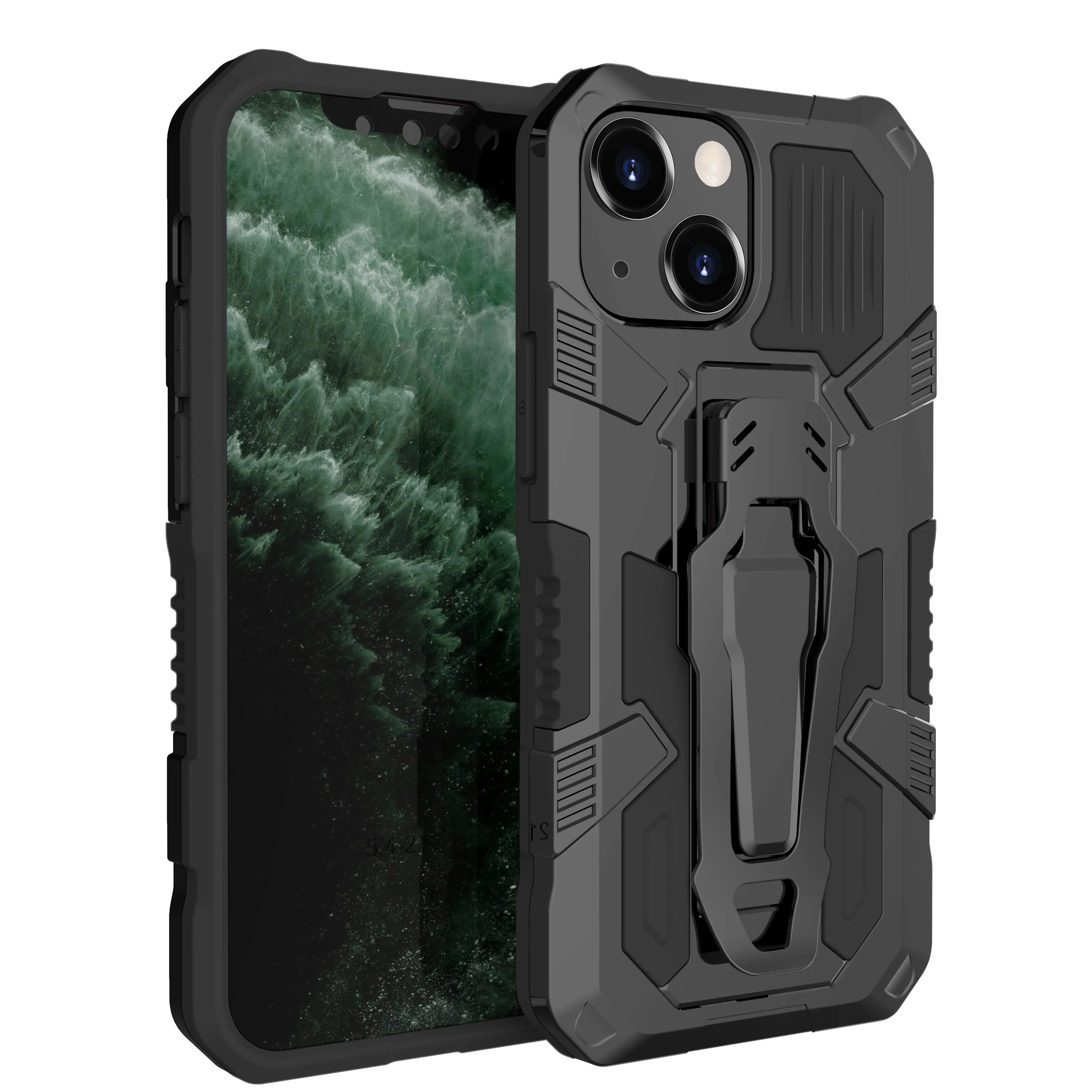 Drop resistance Belt Clip Case For iPhone 13 Case Iphone 13 Military Rugged Shield Cover For iPhone 13Pro Max Funda i phone 13