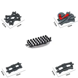 Diy Train Track Large Particle Building Block Accessories Compatible with Building Blocks Kids Toys Children creative gifts