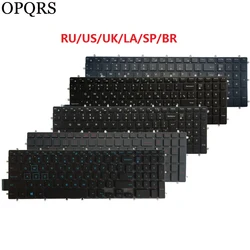 for Dell Inspiron 3580 3581 3582 3583 3584 3585 7773 7577 7586 Russian RU/UK/US/Spanish SP/Latin LA/Brazil BR laptop Keyboard
