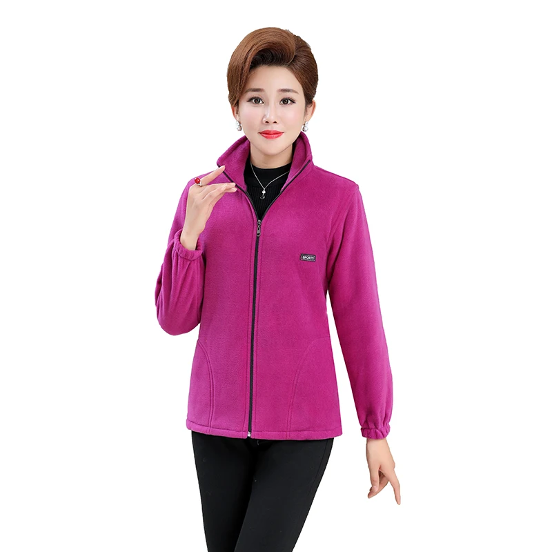 

Autumn Winter Women Fleece Coats Sportswear Stand Collar Warm Tops Faux Lamb Wool Outerwear Female Y2k 5XL Casual Jackets 2023