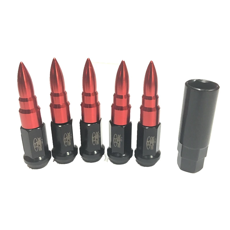 Univserسال Blox سبايك جنوط عجلات العروه المكسرات الترباس M12 * 1.25 M12 * 1.5 مع المسامير الألومنيوم 20 قطعة/المجموعة