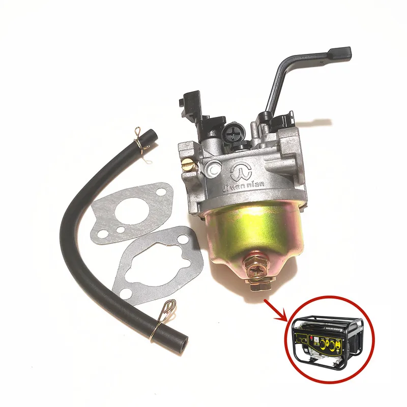 JIWANNIAN Generator Carburetor Carb for 2KW 2.5KW 2.8KW 168F Gasoline Generator Carburetor Kit Fits GX160 GX200 SPARE PARTS