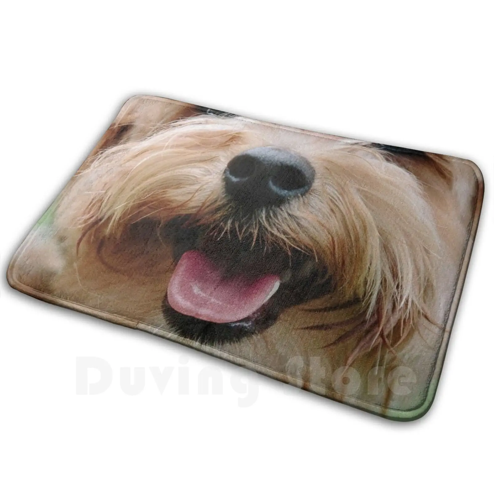 Dog Mouth Mat Rug Carpet 10 Soft Non-Slip Mat Rug Carpet Cushion Dog Puppy Animal Pet Mouth Face Smile Lips Mat Rug Carpet