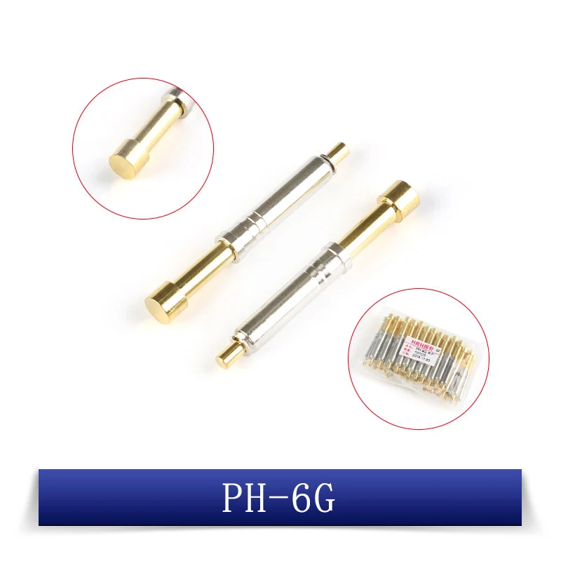 10Pcs/2Pcs Testing Contact Probes Pin PH-2A/2H/3A/3H/4A/4B/4D/4G/4H/6A/6D/6G 5A Retractable Spring Test Probe Pogo Pin