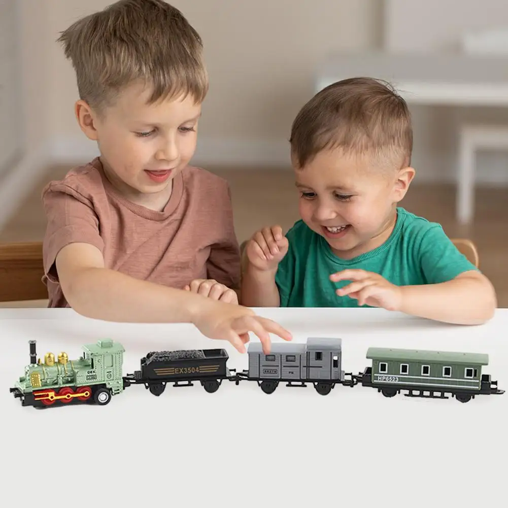 Toy Train Track Shape Matching Building Blocks Playset Learning Christmas Gifts for 3 4 5 6 7 8 Years Kids Boys Girls