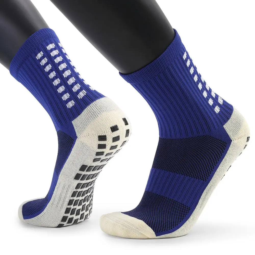 Chaussettes de sport antidérapantes pour hommes, chaussettes de Football, de basket-ball, avec fond en serviette épaisse