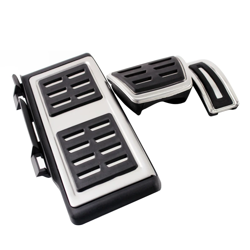 Stainless Steel Car Sport Foot Fuel Rest Pedal Brake Clutch Pedals Cover for Seat Leon 5F MK3 for Skoda Rapid Octavia 5E MK3 A7