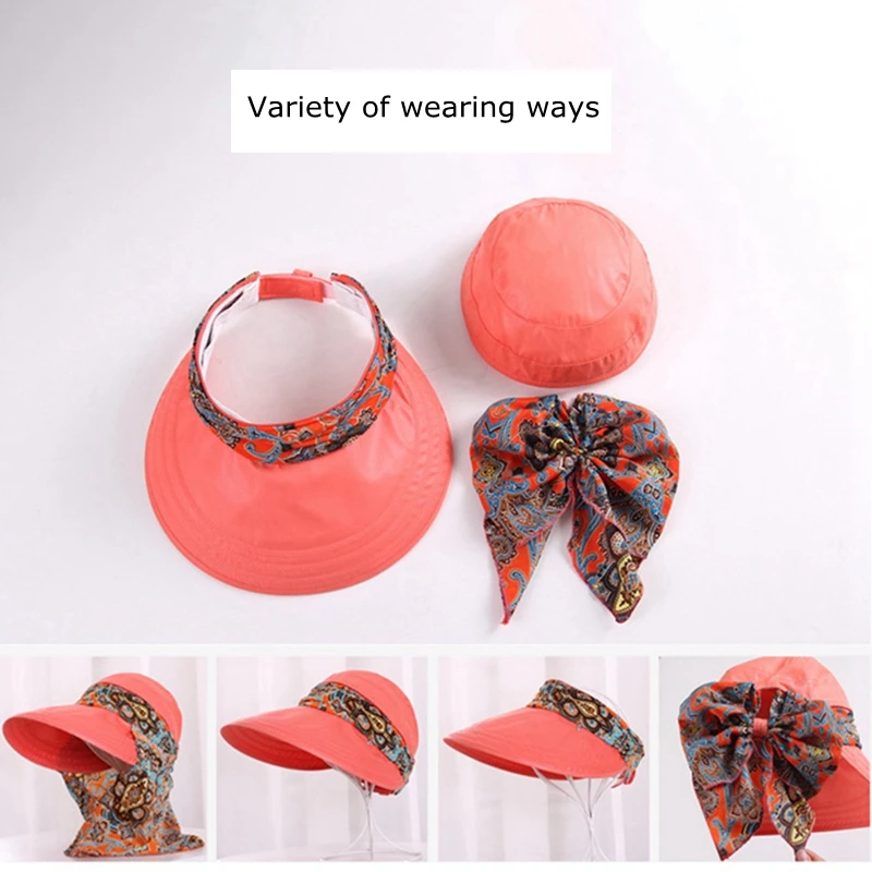 Summer Cycling Hat UV Protection Face Neck Cover Multi Function Protective Outdoor Sun Hat for Women