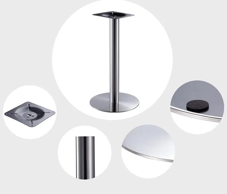 Stainless Steel Bar Table Leg