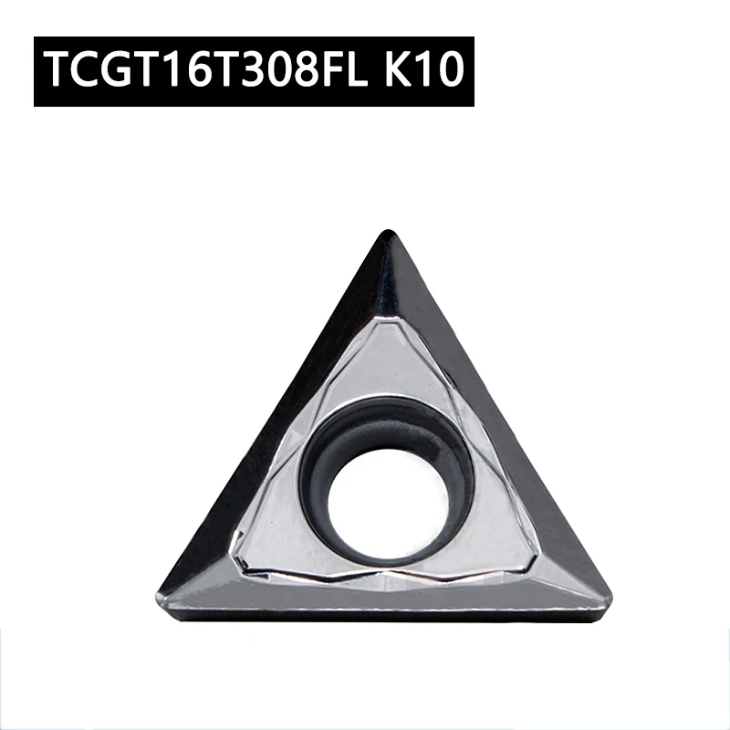 CNC Original Inserts TCGT 16T304 16T308 TCGT16T304FL TCGT16T308FL K10 For Copper Aluminum Material Lathe Machine Cutting Tool