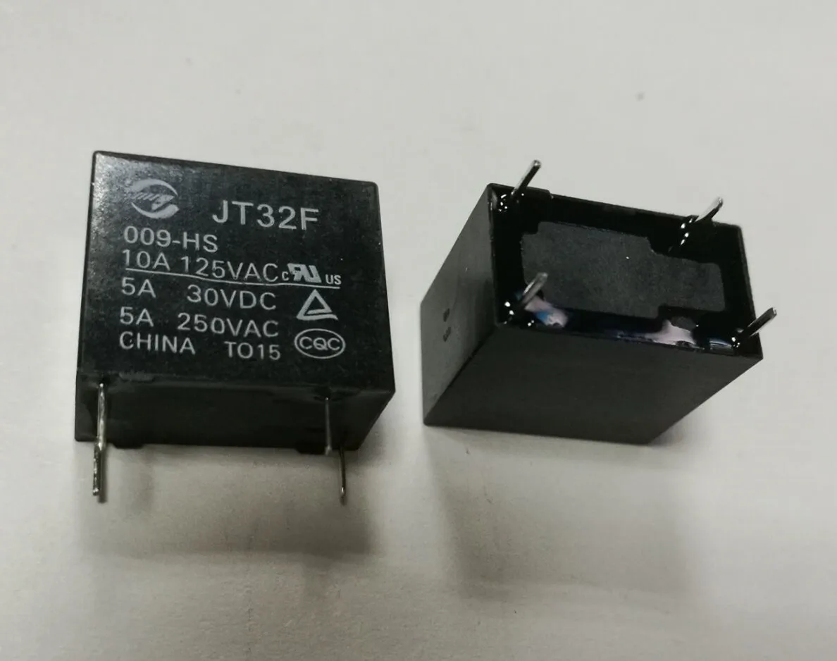 10PCS/lot  100%Original New Relay  JT32F-005-HS  JT32F-012-HS  JT32F-024-HS    JT32F 012 HS    JT32F 005-HS   5V 12V  24V 4PIN