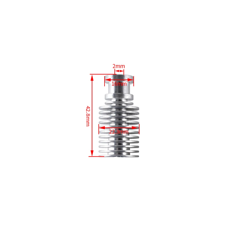 KINGROON KP3S 3.0 E3D V6 Heat Sink Direct Short Heatsink For V6 J-head Wade Extruder Radiator 3D Printer Parts 1.75mm for KP3S view 3