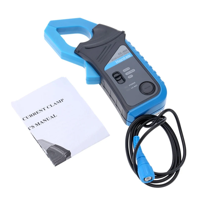 Hantek AC/DC Current Clamp Probe Meter CC-65 CC-650 BNC Connector Transducer Oscilloscope Multimeter Automotive Repair