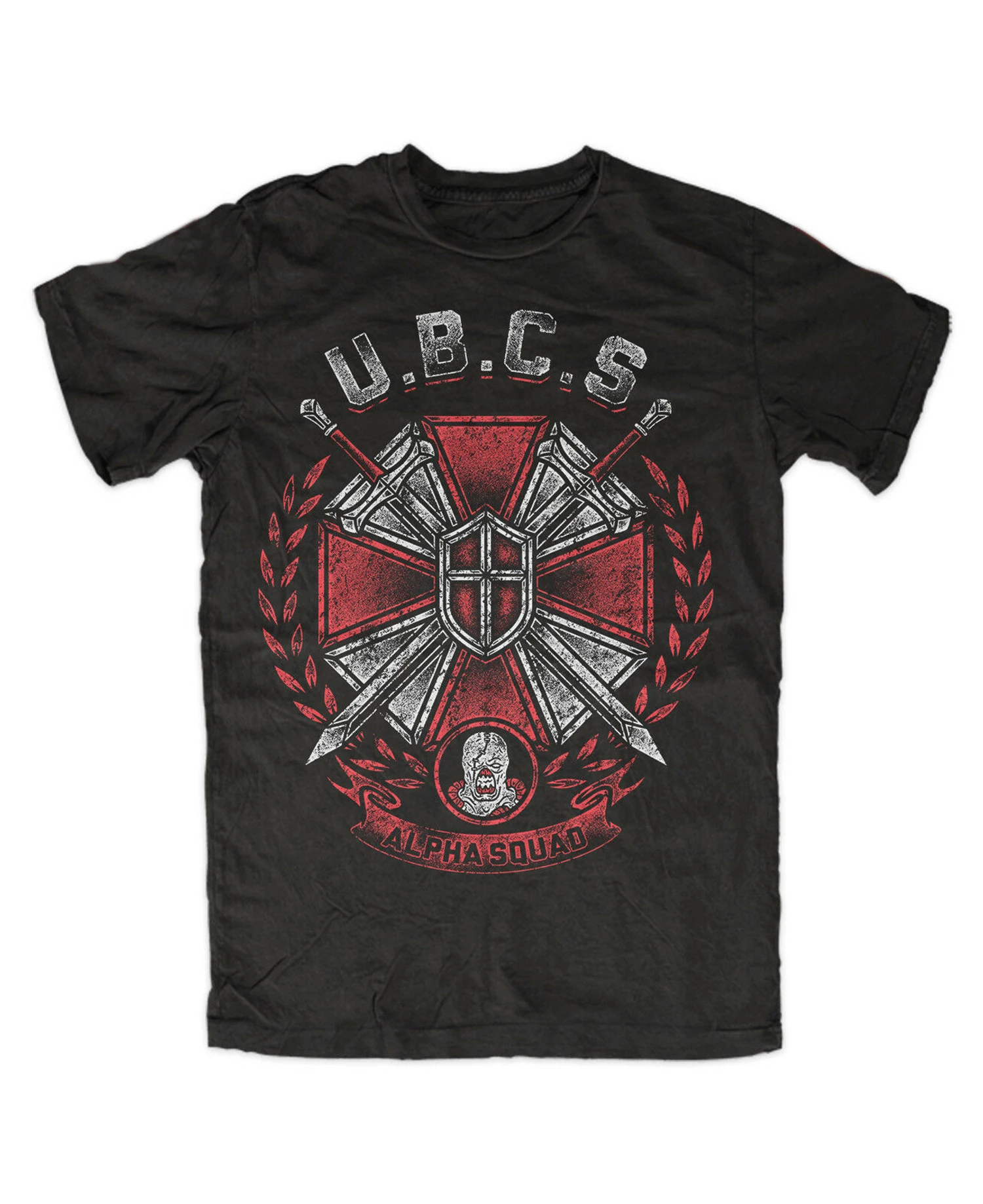 

Evil Virus Game Cult Movie Alpha Squad Cross Sword Graphic T-Shirt. Summer Cotton Short Sleeve O-Neck Mens T Shirt New S-3XL