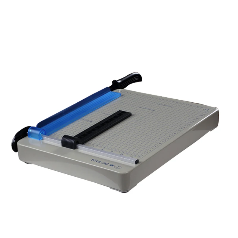 DC-8104 A4 Manual Paper Cutter Office Home Small Multi-Function Paper Cutting Machine Guillotine Trimmer Photo Business Card 1pc