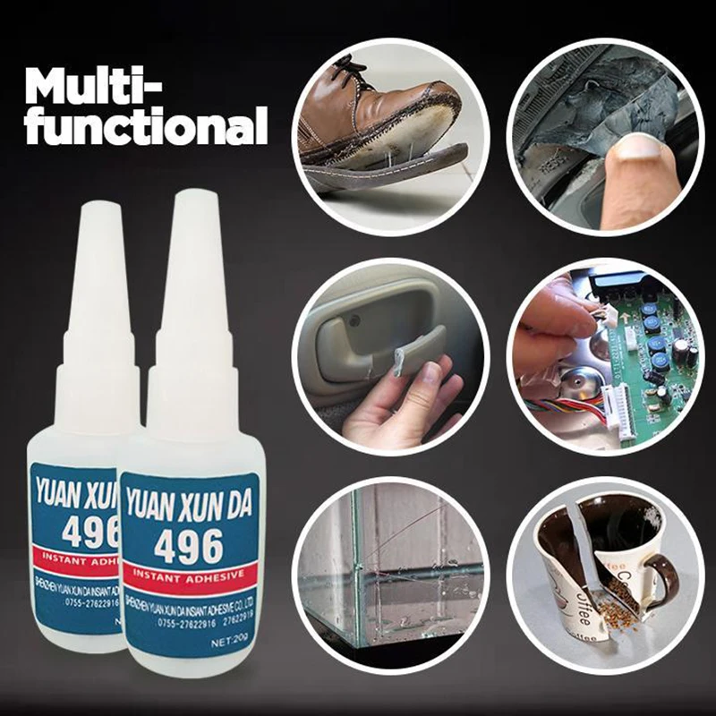 Glue Strong Quick Drying Multi-Purpose Adhesive for Home Metal Plastic Ceramics Glass PUO88