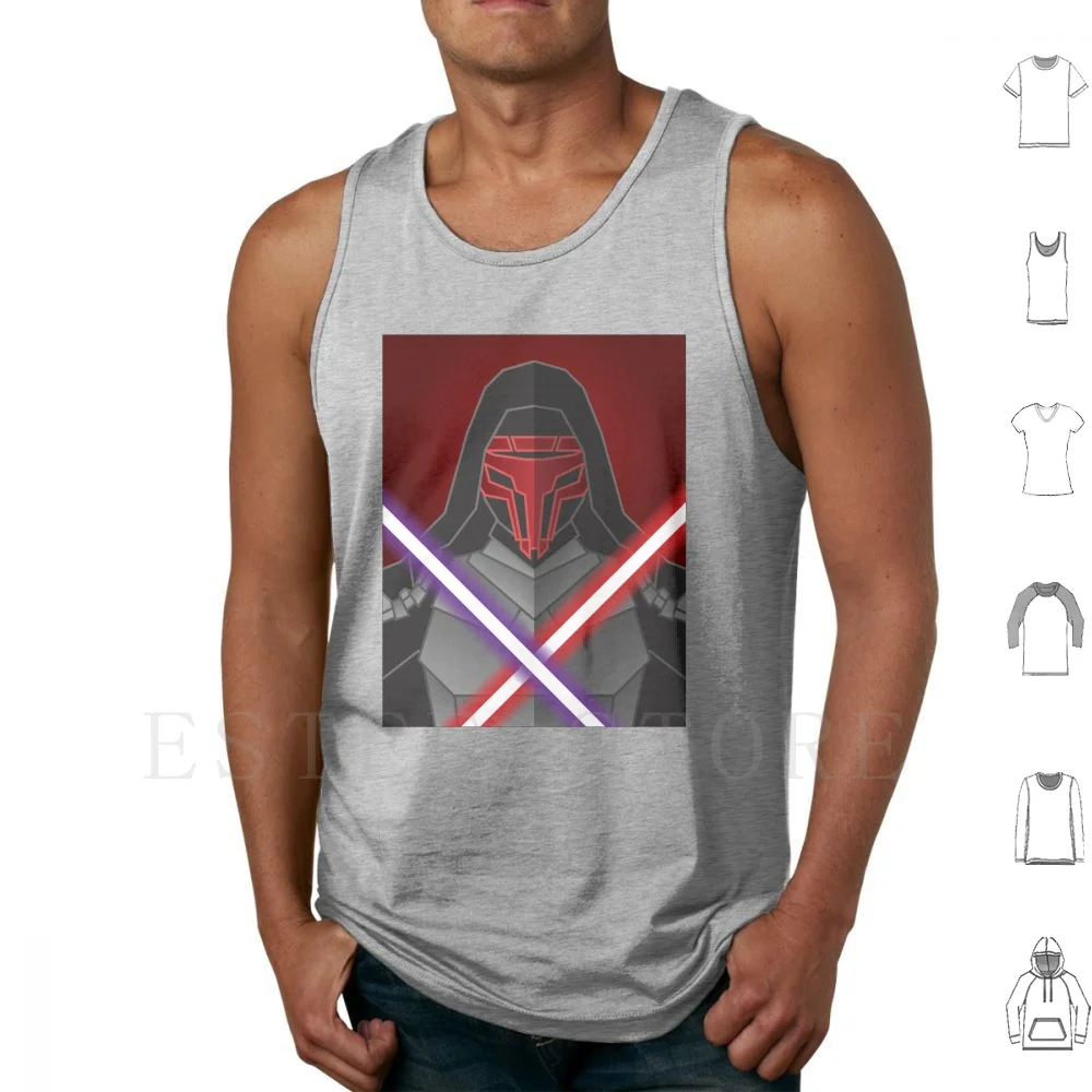 Темные майки, жилет из хлопка Revan Kotor Sith Badass