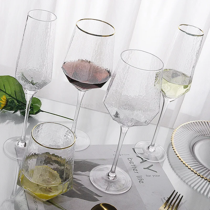 New Phnom Penh  Wine Glass Crystal Glass Goblet Glass Champagne Glass Diamond Glass image 3