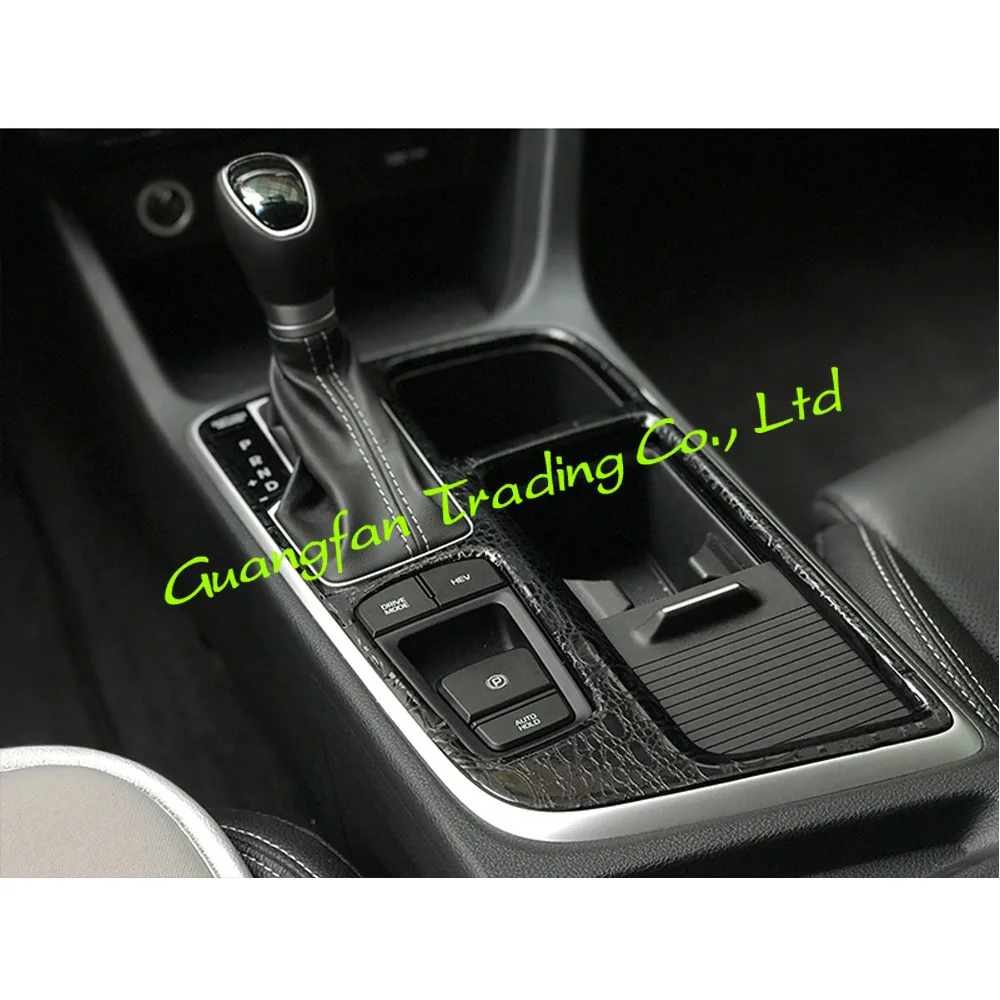 Voor Hyundai Sonata 9 2018-2019 Interieur Centrale Bedieningspaneel Deur Handvat 3 Carbon Stickers Decals Auto Styling accessorie