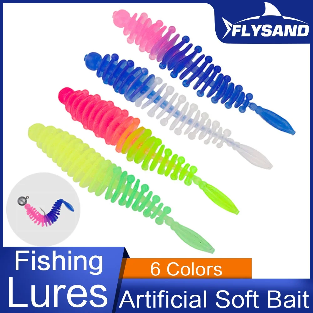 Señuelo FLYSAND Cola de Aguja 5,5cm – Soft bait para lubina - imagen 5