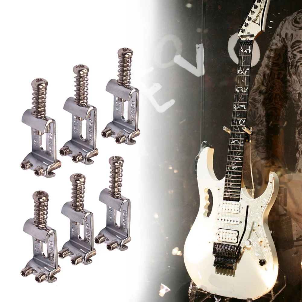 6 roller vibrato bridge pull string code electric guitar saddle for the Stratocaster Telecaster Accessories Tools