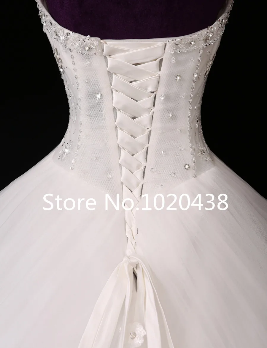 Robe de mariée en dentelle sans bretelles, nouvelle Collection 2016, avec des Appliques en cristal, Design de luxe, petites fleurs, sur mesure, nouvelle Collection