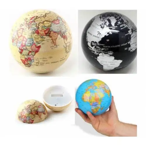 Lichtgevende 360 Graden Roterende World Map Globe Student Gift