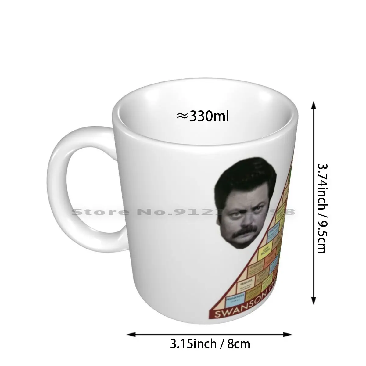 Pyramid Of Greatness Ceramic Mugs Coffee Cups Milk Tea Mug Ron Swanson Pyramid Of Greatness Parcs And Rec Parks And Recreation