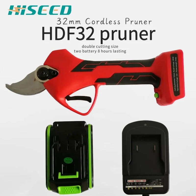 HDF32 Electric Pruning Scissors 32mm Pruning Shears Lithium Battery Garden Pruner