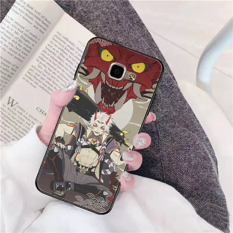 FHNBLJ Genshin Impact Anime Arataki Itto New Phone Case for Samsung A51 01 50 71 21S 70 31 40 30 10 20 S E 11 91 A7 A8 2018