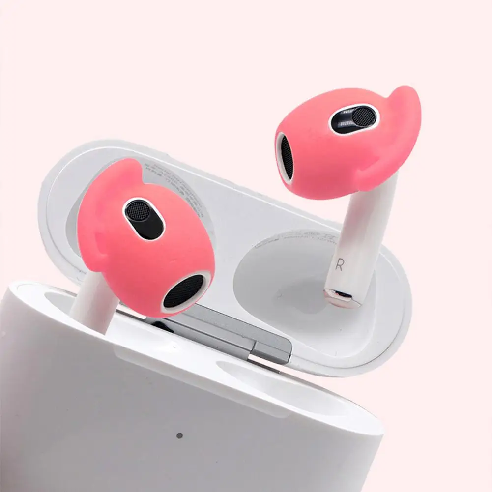 Soft Silicone Earbuds Earphone Case Earplug Cover For Apple Airpods 3 Headphone Eartip Ear Cap Tips Airpods3 Earcap Plugs