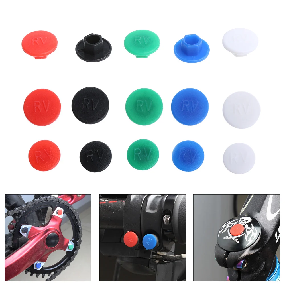 Screw Cap Bolt Cover Hexagon Protective Gadget Bicycle Stem Protective Cap Hexagon Screw Dustproof Cap Bike Sport Accessories