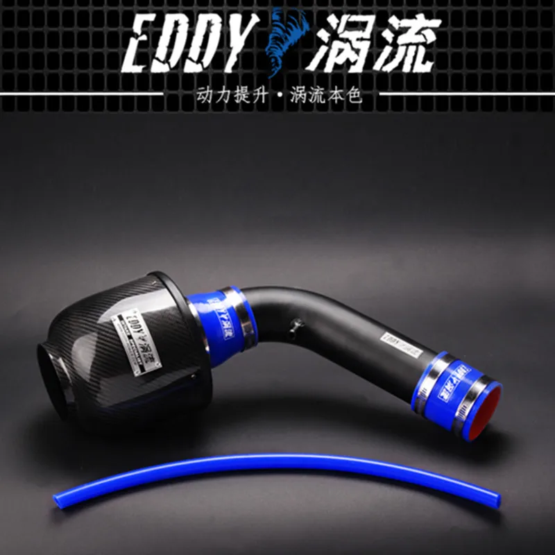 EDDY Intake System Air Intake Pipe & Carbon Fiber Air Filter for Volkswagen Bora 1.4T 2011-2014 / 1.5 2018-2020 / 1.6 2015-2017