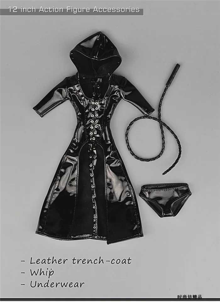 1:6 Scale Figures Accessories Leather Clothing Set for 12