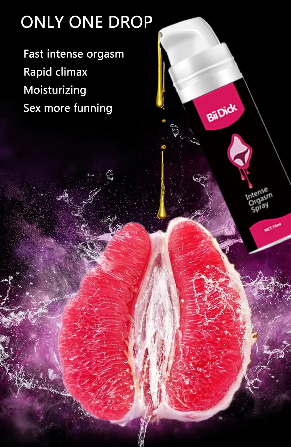 Women Fast Orgasm Gel Libido Enhancer Sex Spray Vagina Stimulant Intense Drop Exciter Strong Enhance Climax Vaginal Tight Oils