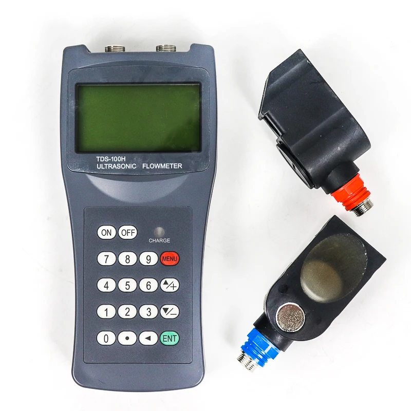 Portable river water ultrasonic flow meter oem, handheld clamp on ultrasonic water flow meter price for beer